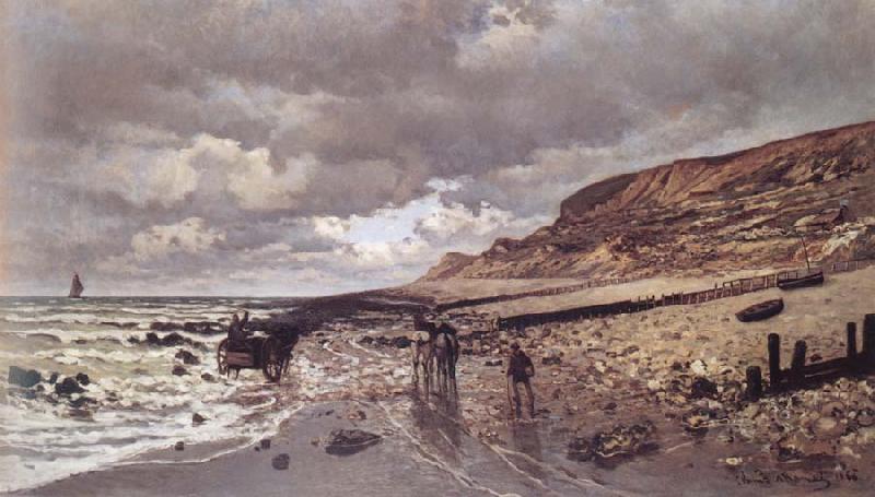 Claude Monet The Pointe de la Heve at Low Tide oil painting picture